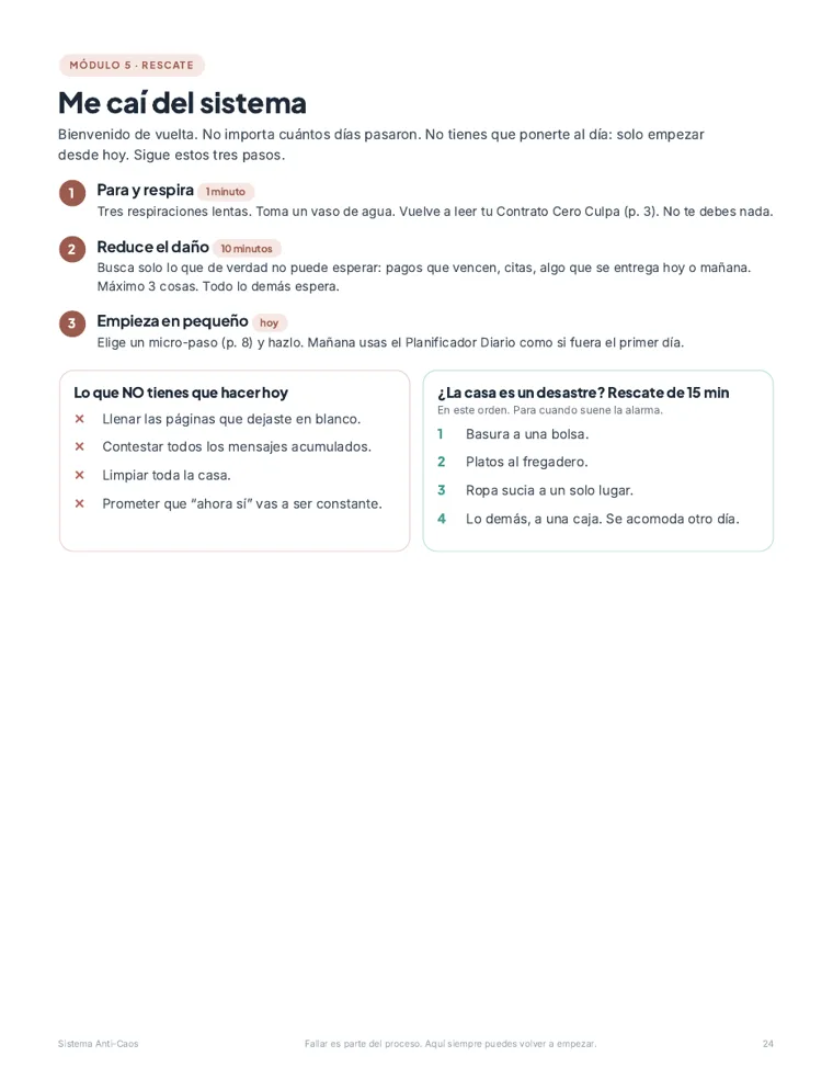 Página: Me caí del sistema